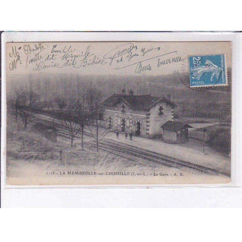 LA MEMBROLLE-sur-CHOISILLE: la gare - très bon état
