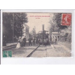 SAINT-ANTOINE-du-ROCHER: la gare - état