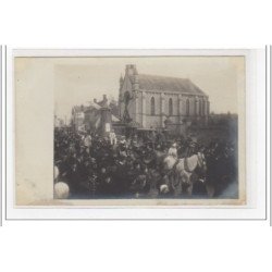 SAINT JEAN DE BRAYE : carte photo de la cavalcade (moulin-tramway) - très bon état