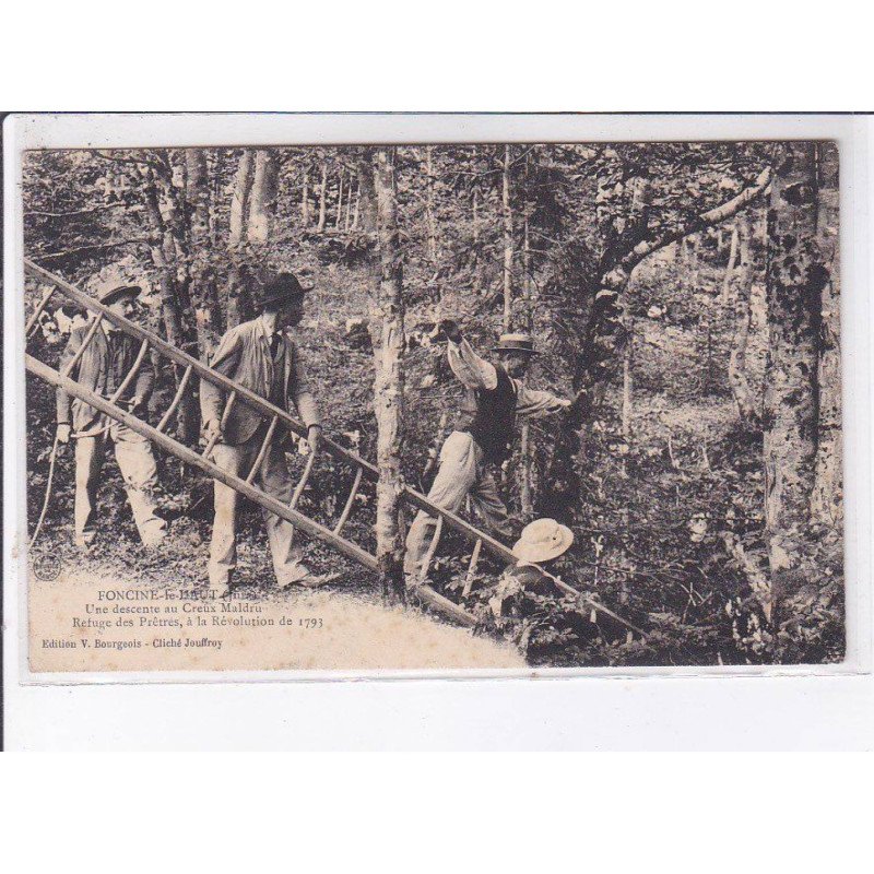 FONCINE-le-HAUT: une descente au creux maldru - très bon état