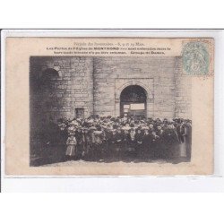 MONTROND: les portes de l'église sont enfoncées, période des inventaires - très bon état