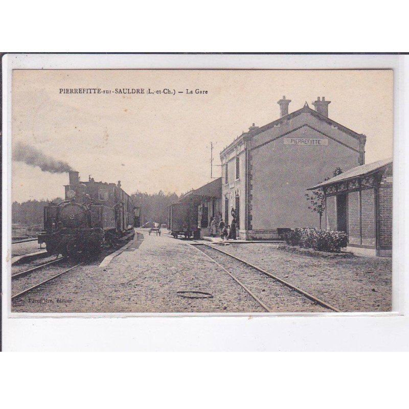 PIERREFITTE-sur-SAULDRE: la gare - très bon état