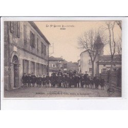 PINOLS: l'entrée de la ville, route de langeac - très bon état