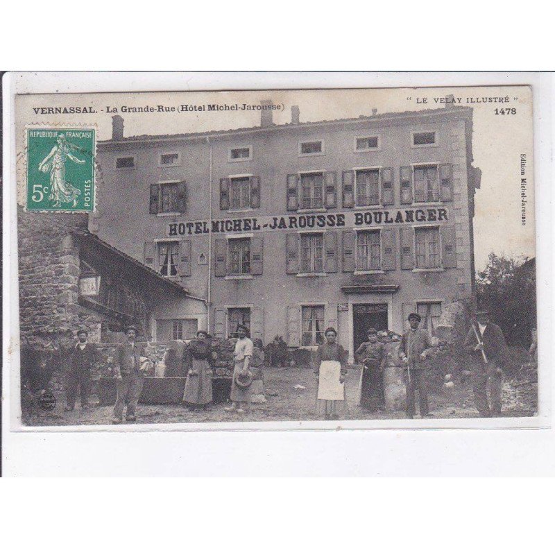 VERNASSAL: la grande-rue hôtel mmichel-jarousse - très bon état