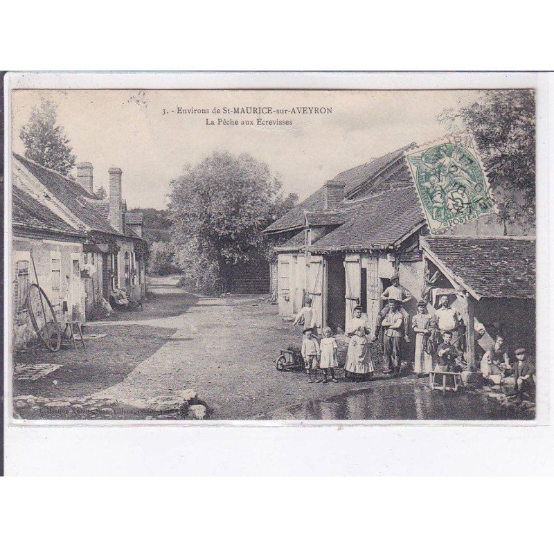 environs de SAINT-MAURICE-sur-AVEYRON: la pêche aux ecrevisses - état