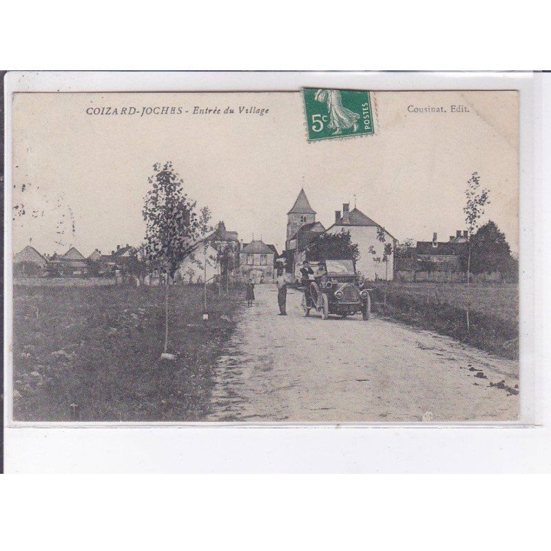 COIZARD-JOCHES: entrée du village - état