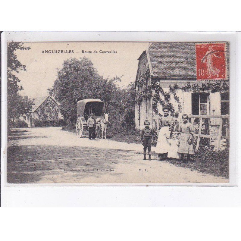 ANGLUZELLES: route de courcelles - très bon état
