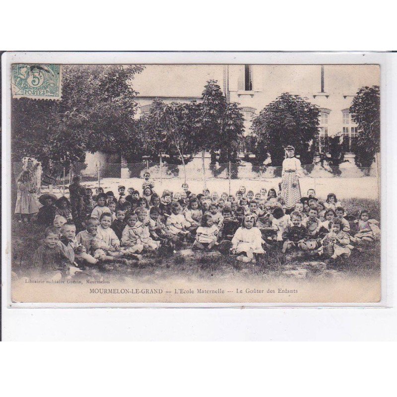 MOURMELON-le-GRAND: l'école maternelle, le goûter des enfants - très bon état