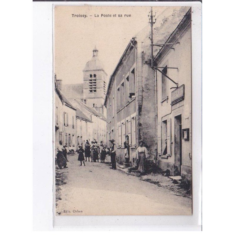 TROISSY: la poste et sa rue - très bon état