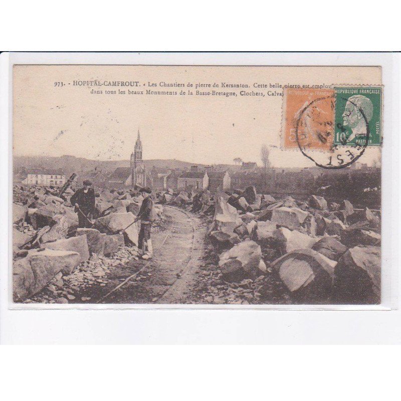 HOPITAL-CHAMFROUT - Les chantiers de pierres de Kersanton - très bon état