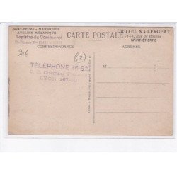 SAINT ETIENNE - Atelier Brutel & Clergeat - sculpture - marbrerie - Atelier mécanique - Très bon état