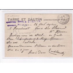 AVALLON : établissements TARRE, DAUTIN (constructeur) - automobile (l'atelier) - très bon état