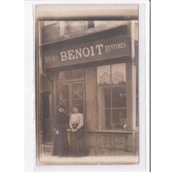 AVALLON : carte photo du magasin de sièges et tentures BENOIT (JOUBERT successeur) - très bon état