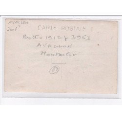 AVALLON : carte photo du magasin Montarlot (achat d'or - bijouterie - horlogerie - orfevrerie) - très bon état