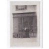 AVALLON : carte photo d'un atelier de bourrelerie (bourrelier Choudey) - très bon état