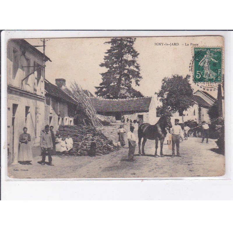 IGNY-le-JARD: la poste - état