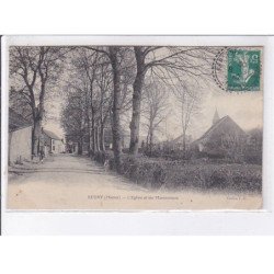 ECURY: l'église et les marronniers - très bon état