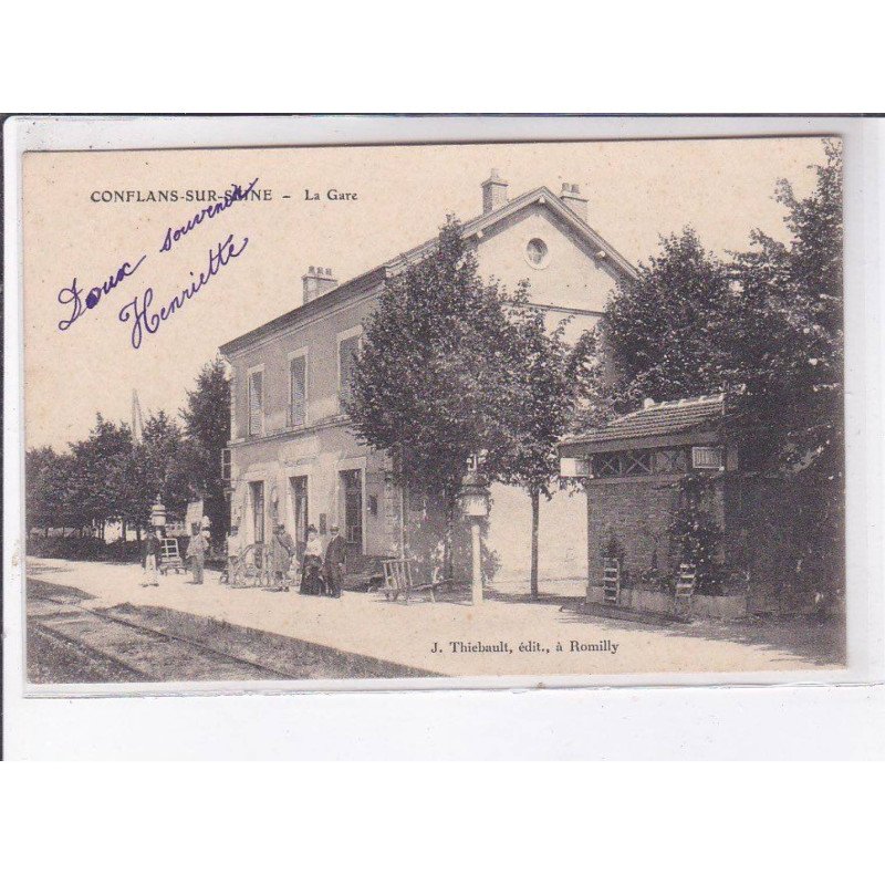CONFLANS-sur-SAINE: la gare - très bon état