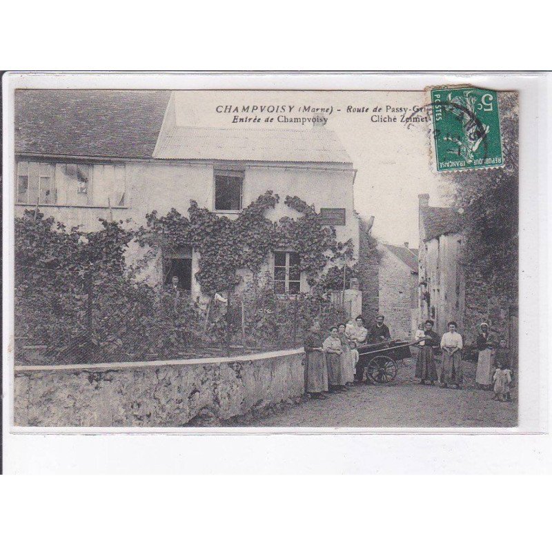 CHAMPVOISY: entrée du village, tabac - très bon état