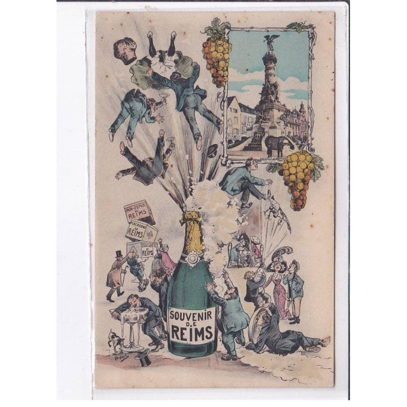 REIMS: souvenir de reims, orens  (Champagne)- très bon état