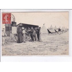 CAMP DE CHALONS: une marchande de cartes postales - très bon état