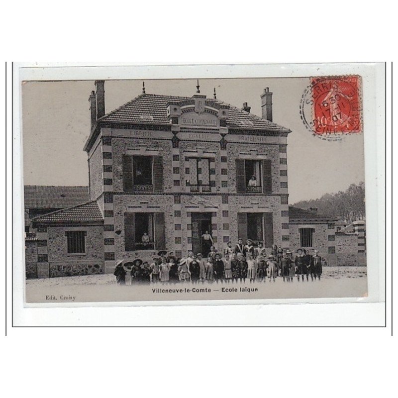 VILLENEUVE LE COMTE - Ecole laïque - très bon état