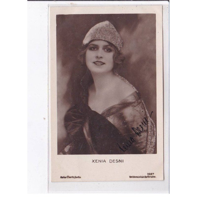 CINEMA: autographe, nom de l'acteur, Xenia Desni - très bon état