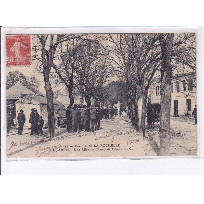 LA JARRIE: une allée du champ de foire, cirque - très bon état