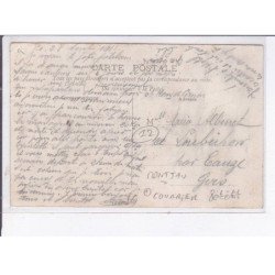 MONTJAU: arrivée du courrier, hôtel café bruel - état