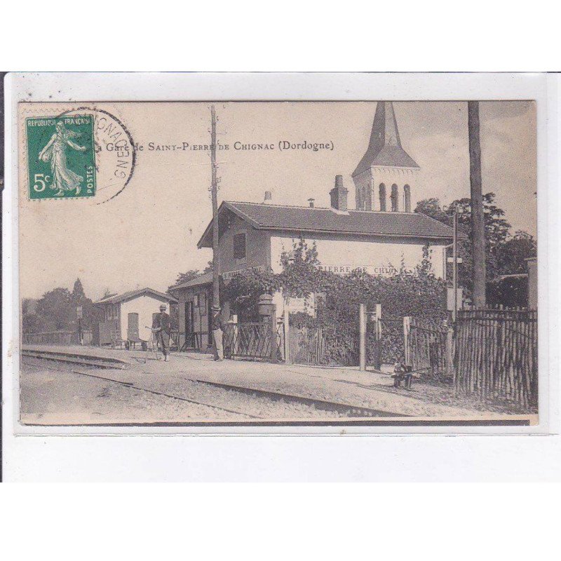 SAINT-PIERRE-de-CHIGNAC: la gare - très bon état