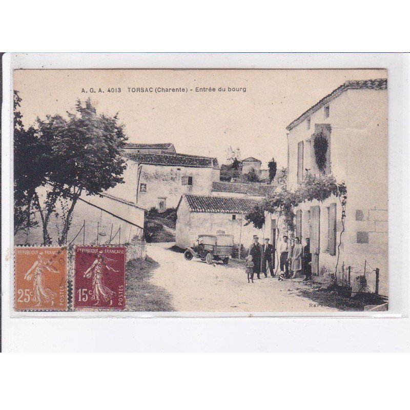 TORSAC: entrée du bourg - très bon état