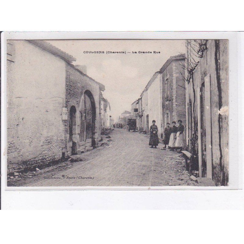 COULGENS: la grande rue - très bon état