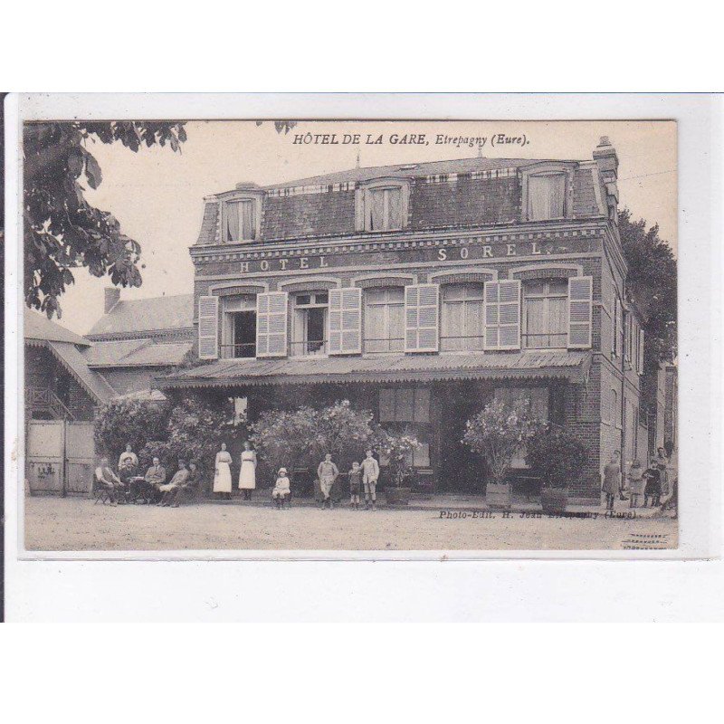 ETREPAGNY: hôtel de la gare - état