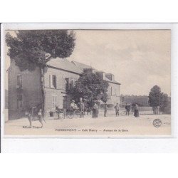 PIERREPONT: café henry, avenue de la gare - très bon état