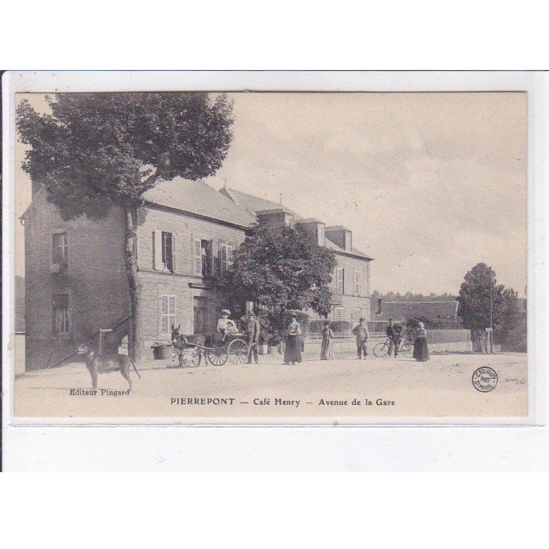 PIERREPONT: café henry, avenue de la gare - très bon état