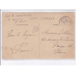 DENEE: les grands moulins,; automobile, moulin à vent - très bon état