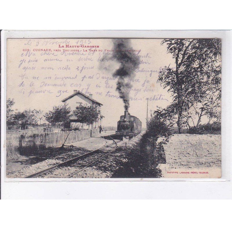 CUGNAUX: la gare du train - état