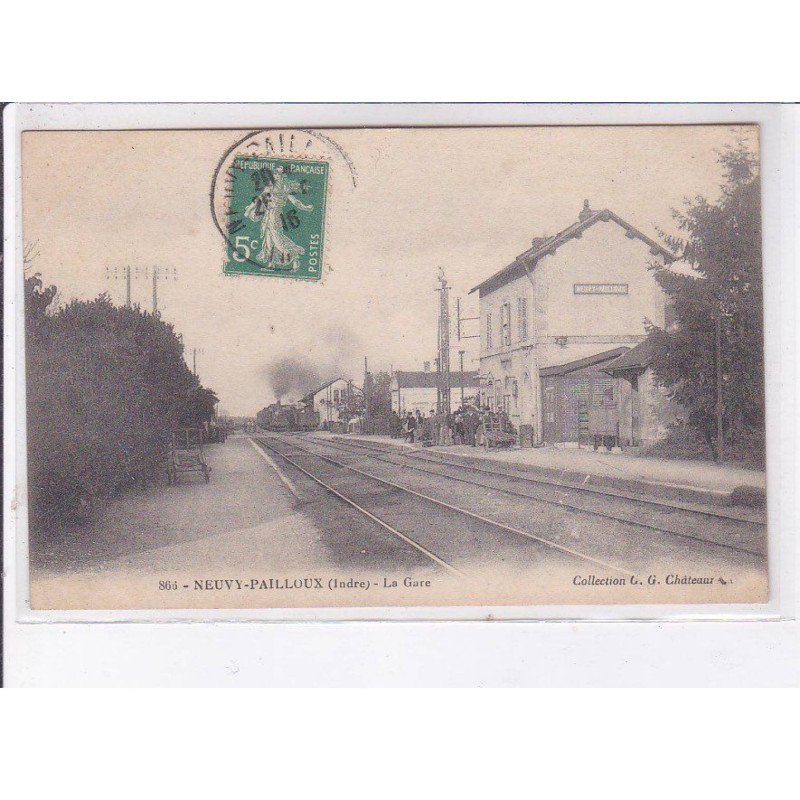 NEUVY-PAILLOUX: la gare - très bon état