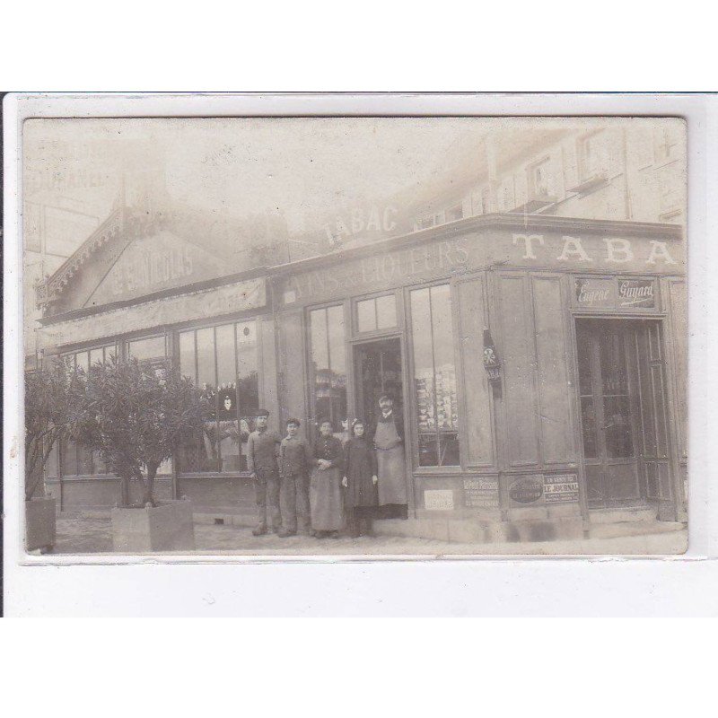 PARIS: café-tabac, "au grand saint-nicolas" Eugene Guyard - très bon état