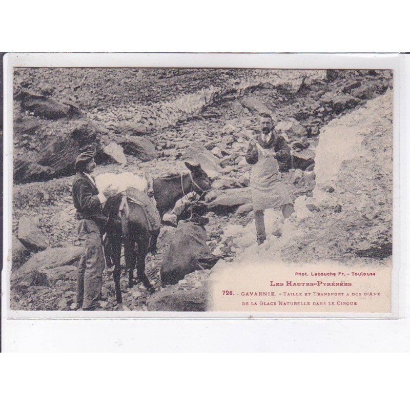 GAVARNIE: taille et transport à dos d'âne - très bon état