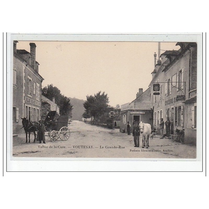 VOUTENAY - Vallée de la Cure - La Grande Rue - très bon état