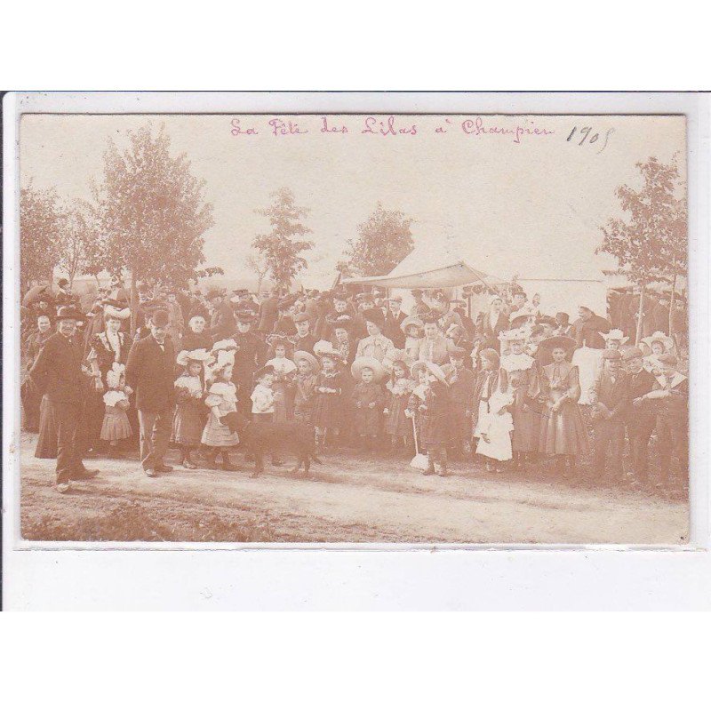 CHAMPIEN environ avallon: la fête des lilas - très bon état
