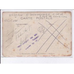 BORDEAUX: quincaillerie clavé, 3 rue de condillac - état