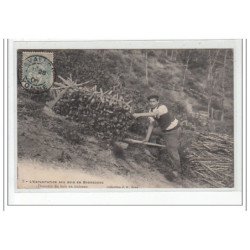 L'Exploitation des Bois en Bourgogne - Descente du Bois en traineau - très bon état