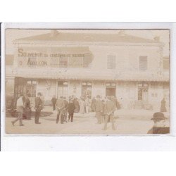AVALLON: gare, souvenir au concours de musique - état