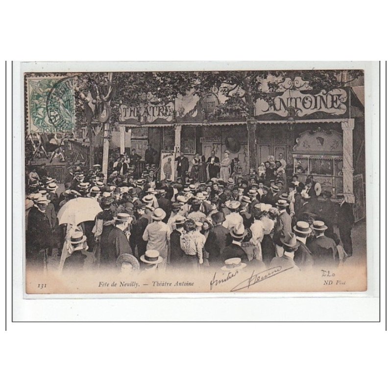 NEUILLY SUR SEINE - Fête de Neuilly - Théâtre Antoine - très bon état