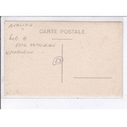 AVALLON: fête historique, napoléon - très bon état