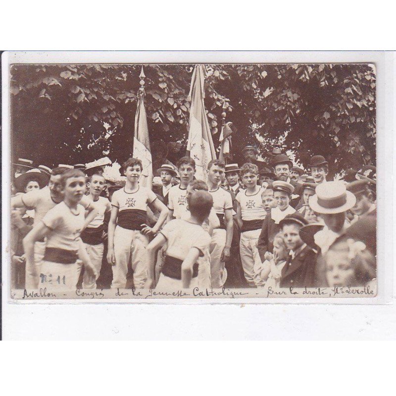 AVALLON: congrès de la jeunesse catholique, sports - très bon état