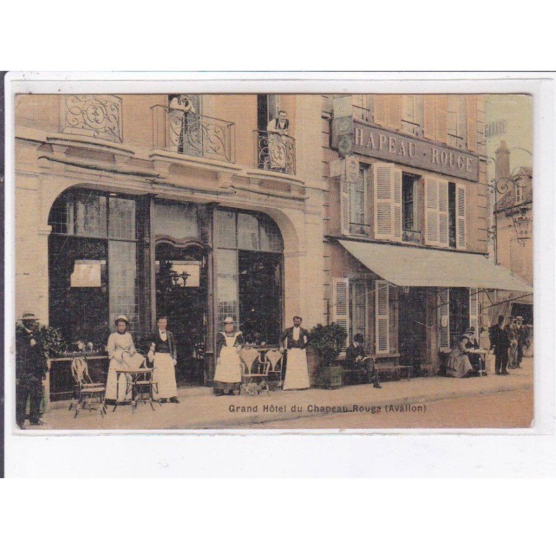 AVALLON: grand hôtel du chapeau rouge - très bon état