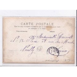 AVALLON: scène de village - très bon état